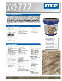 Graphic: Sell Sheet for Wood Flooring Adhesive SMP-940