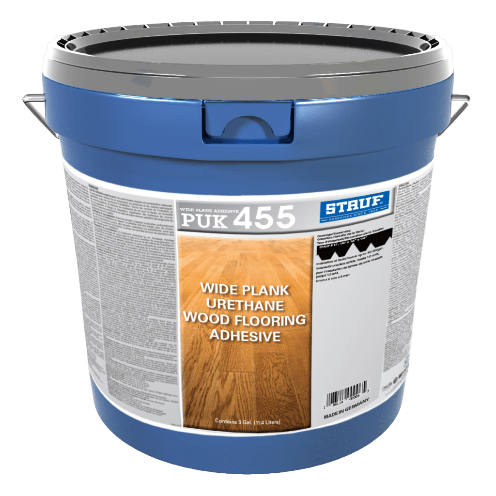 STAUF Introduces PUK-455 Wide Plank Adhesive